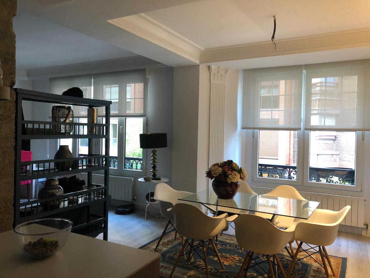 110 M2 Central Apartment In Abando Close To Guggenheim With Parking Bilbao Exterior foto